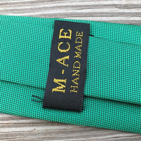 Men Tie Green Neck Tie Fashion Tie Handmade - Picture 3 of 8